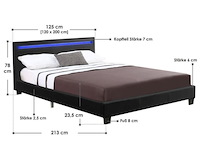 Gestoffeerd bed verona - afbeelding 7 van  7