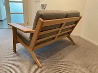 Getama by hans j. wegner 2-persoons zitbank - afbeelding 6 van  7
