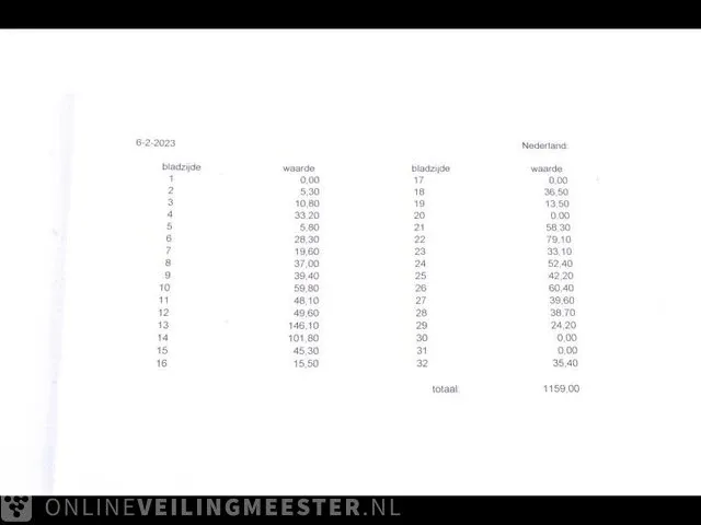 Getax. overwegend postfrisse postzegelcollectie , nederland - afbeelding 48 van  52