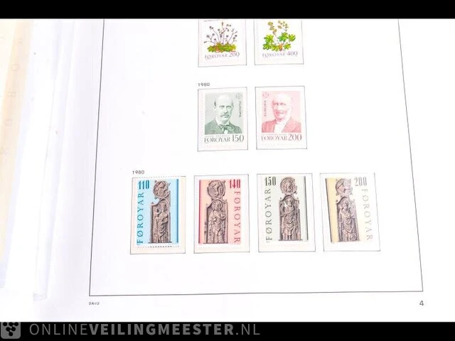 Getax. postfrisse postzegelcollectie , faeröer eilanden - afbeelding 7 van  78