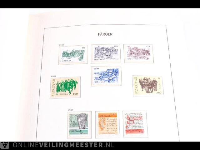 Getax. postfrisse postzegelcollectie , faeröer eilanden - afbeelding 8 van  78