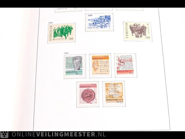 Getax. postfrisse postzegelcollectie , faeröer eilanden - afbeelding 9 van  78