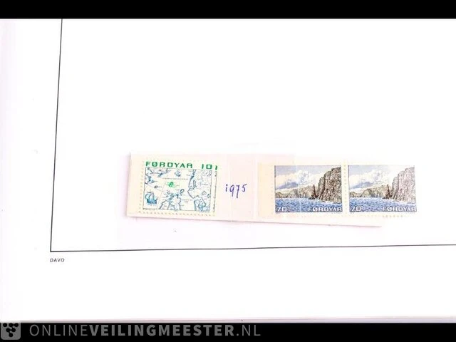 Getax. postfrisse postzegelcollectie , faeröer eilanden - afbeelding 1 van  78