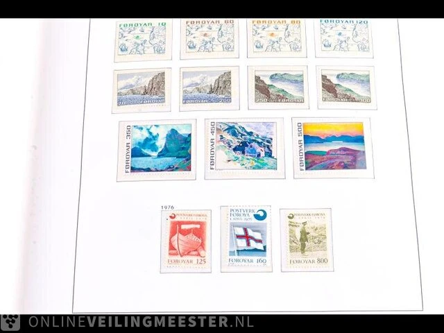 Getax. postfrisse postzegelcollectie , faeröer eilanden - afbeelding 23 van  78