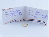 Getaxeerde gouden ring - afbeelding 4 van  9