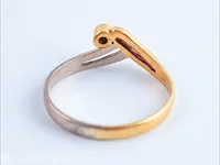 Getaxeerde gouden ring - afbeelding 7 van  10