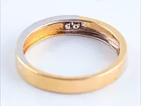 Getaxeerde gouden ring - afbeelding 6 van  9