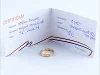 Getaxeerde gouden ring - afbeelding 8 van  9
