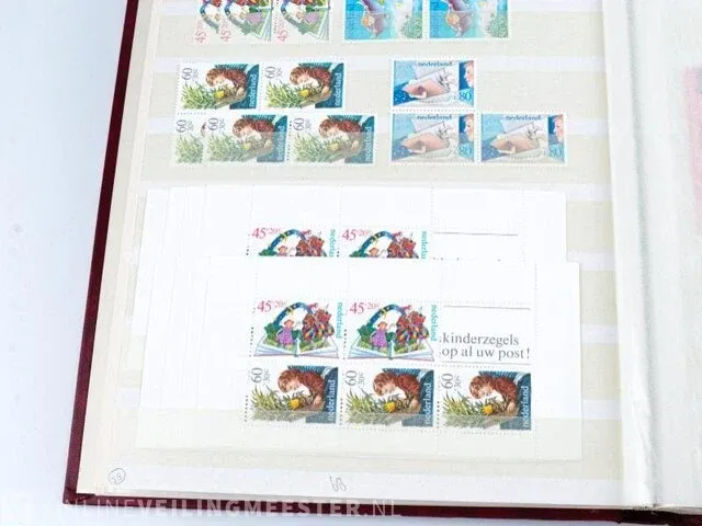 Getaxeerde postfrisse postzegelcollectie , nederland - afbeelding 8 van  60