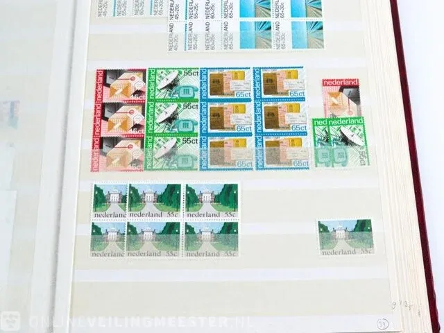 Getaxeerde postfrisse postzegelcollectie , nederland - afbeelding 10 van  60