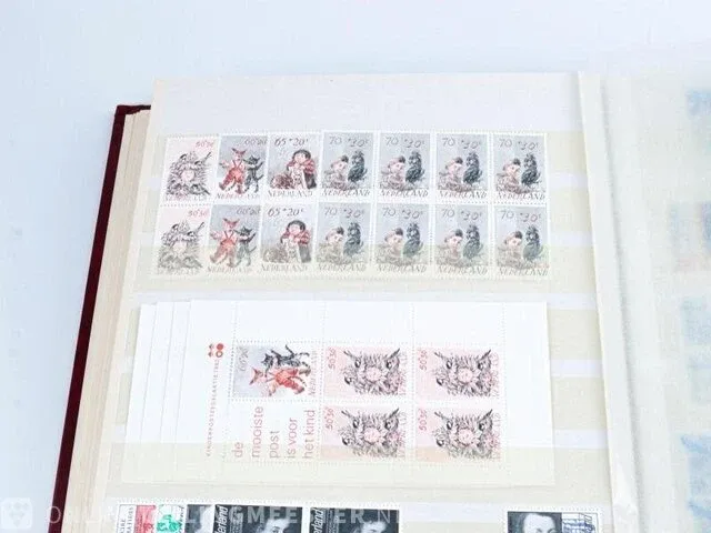 Getaxeerde postfrisse postzegelcollectie , nederland - afbeelding 20 van  60