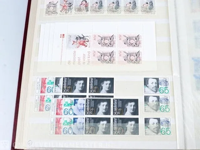 Getaxeerde postfrisse postzegelcollectie , nederland - afbeelding 21 van  60