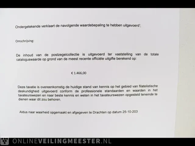 Getaxeerde postfrisse postzegelcollectie , nederland - afbeelding 12 van  60