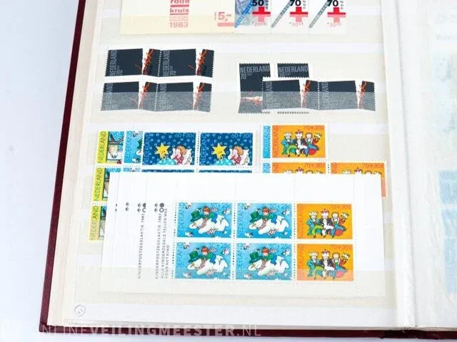 Getaxeerde postfrisse postzegelcollectie , nederland - afbeelding 26 van  60