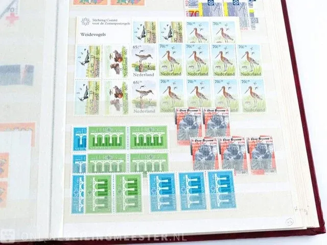Getaxeerde postfrisse postzegelcollectie , nederland - afbeelding 28 van  60