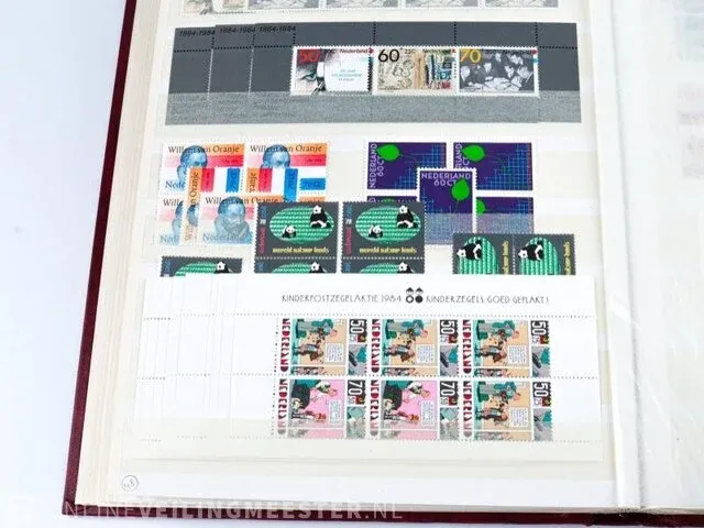 Getaxeerde postfrisse postzegelcollectie , nederland - afbeelding 30 van  60