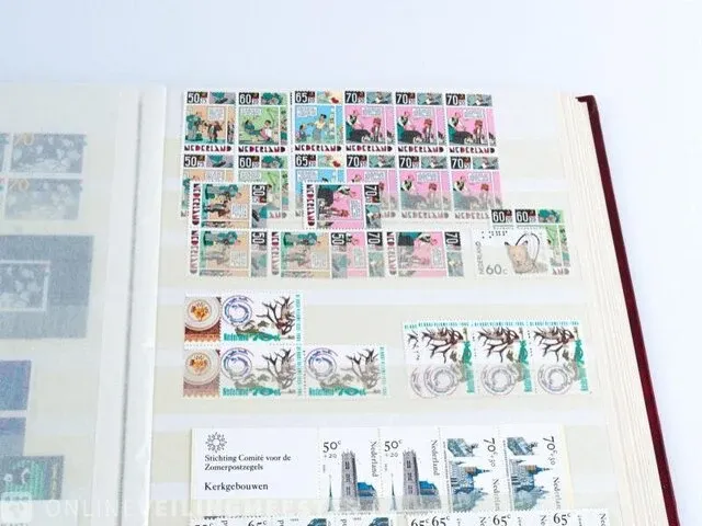 Getaxeerde postfrisse postzegelcollectie , nederland - afbeelding 31 van  60