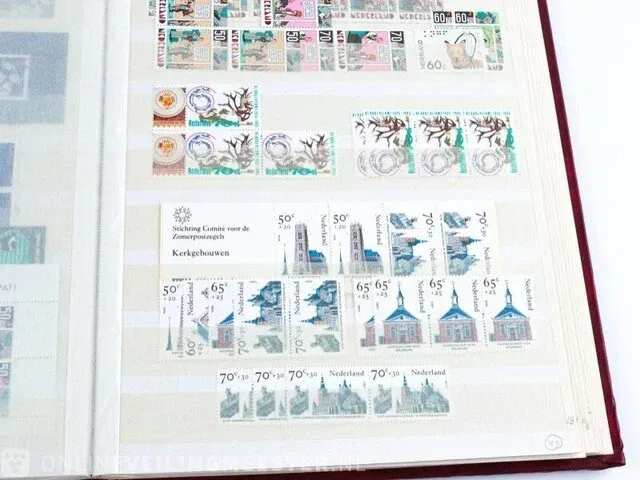 Getaxeerde postfrisse postzegelcollectie , nederland - afbeelding 32 van  60