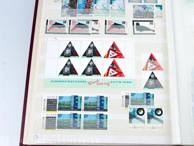Getaxeerde postfrisse postzegelcollectie , nederland - afbeelding 35 van  60