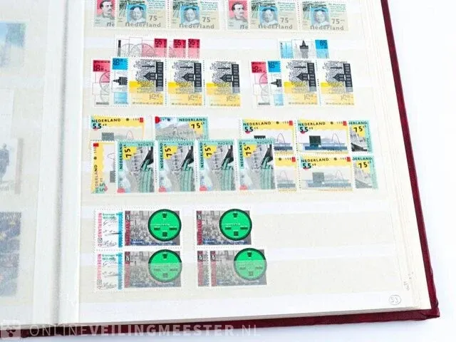 Getaxeerde postfrisse postzegelcollectie , nederland - afbeelding 41 van  60