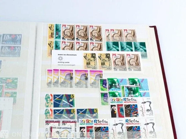 Getaxeerde postfrisse postzegelcollectie , nederland - afbeelding 44 van  60