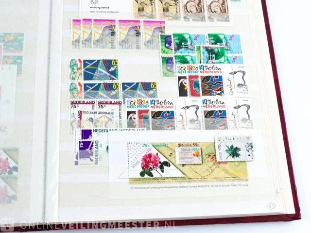 Getaxeerde postfrisse postzegelcollectie , nederland - afbeelding 46 van  60