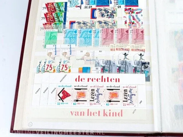 Getaxeerde postfrisse postzegelcollectie , nederland - afbeelding 48 van  60