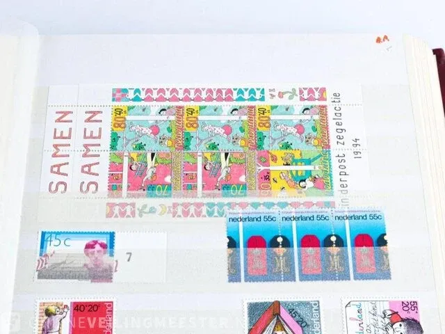 Getaxeerde postfrisse postzegelcollectie , nederland - afbeelding 45 van  60