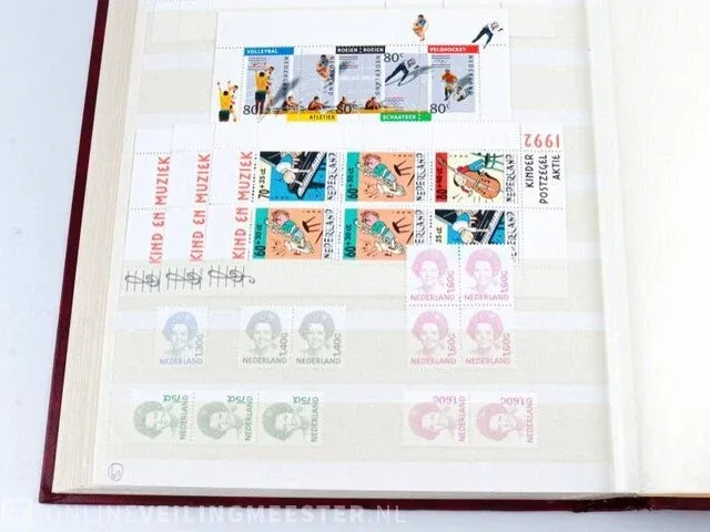 Getaxeerde postfrisse postzegelcollectie , nederland - afbeelding 57 van  60