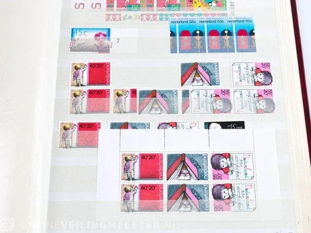 Getaxeerde postfrisse postzegelcollectie , nederland - afbeelding 56 van  60