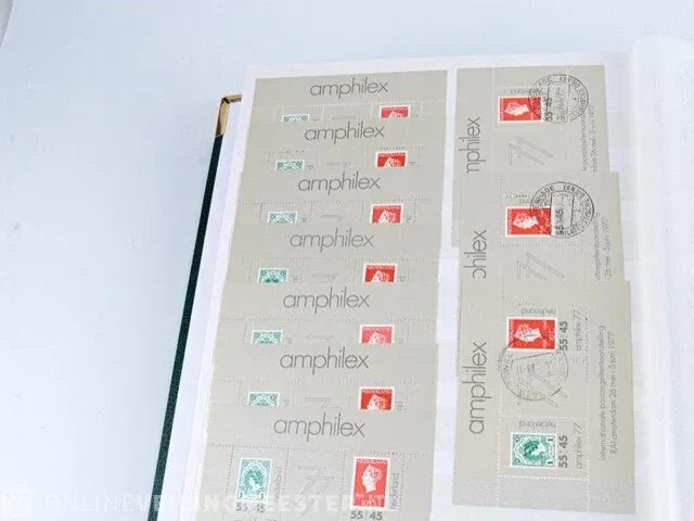 Getaxeerde postzegelblokkencollectie , nederland - afbeelding 2 van  76