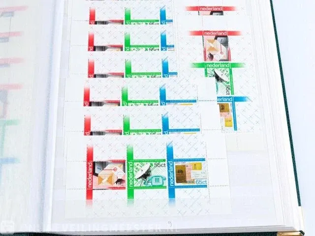 Getaxeerde postzegelblokkencollectie , nederland - afbeelding 14 van  76