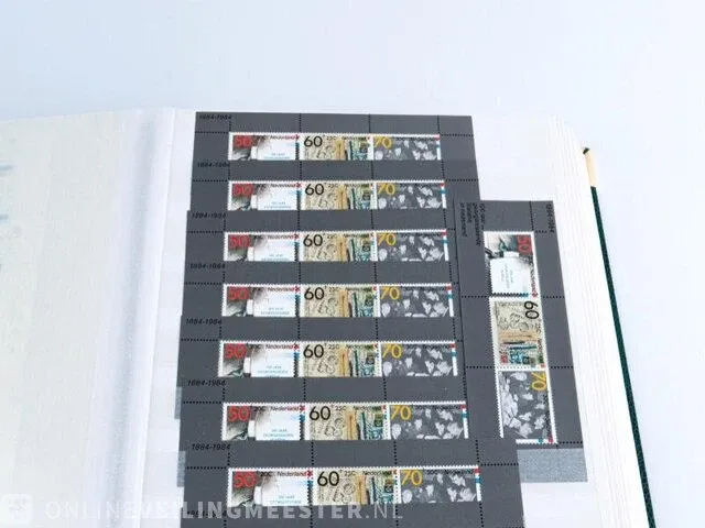 Getaxeerde postzegelblokkencollectie , nederland - afbeelding 21 van  76