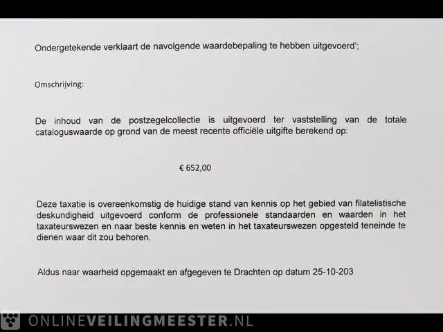 Getaxeerde postzegelblokkencollectie , nederland - afbeelding 12 van  76