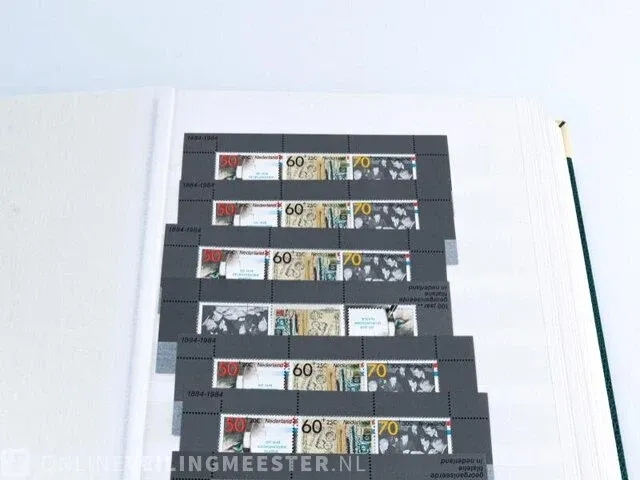 Getaxeerde postzegelblokkencollectie , nederland - afbeelding 32 van  76