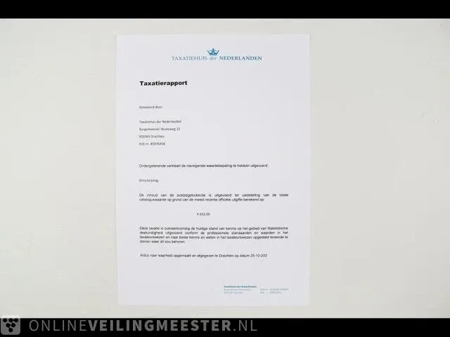 Getaxeerde postzegelblokkencollectie , nederland - afbeelding 23 van  76
