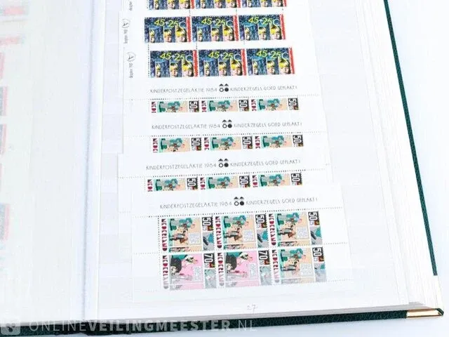 Getaxeerde postzegelblokkencollectie , nederland - afbeelding 47 van  76