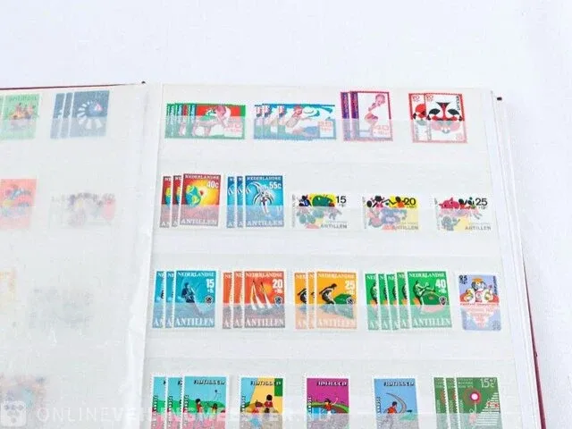Getaxeerde postzegelcoll. , nederlandse antillen - afbeelding 6 van  66