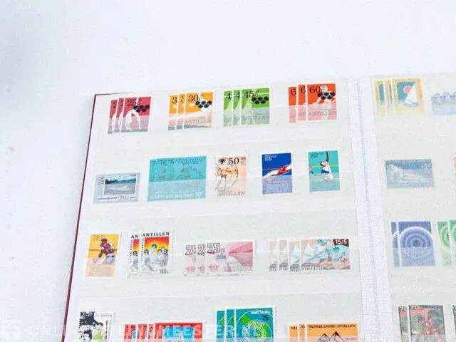 Getaxeerde postzegelcoll. , nederlandse antillen - afbeelding 13 van  66