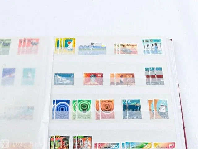 Getaxeerde postzegelcoll. , nederlandse antillen - afbeelding 15 van  66