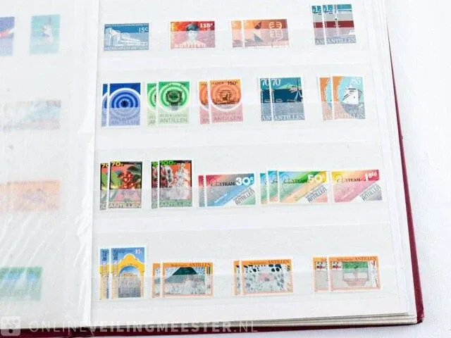 Getaxeerde postzegelcoll. , nederlandse antillen - afbeelding 16 van  66