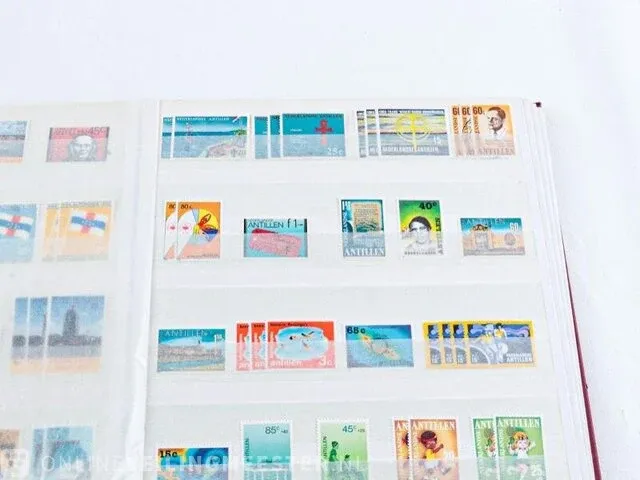 Getaxeerde postzegelcoll. , nederlandse antillen - afbeelding 19 van  66