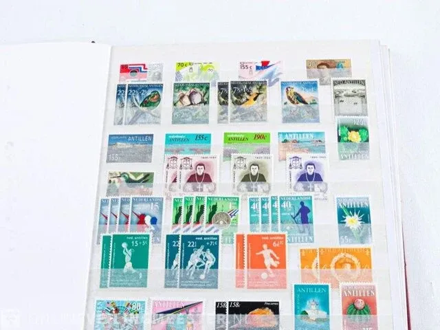 Getaxeerde postzegelcoll. , nederlandse antillen - afbeelding 12 van  66
