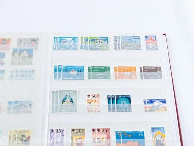 Getaxeerde postzegelcoll. , nederlandse antillen - afbeelding 27 van  66