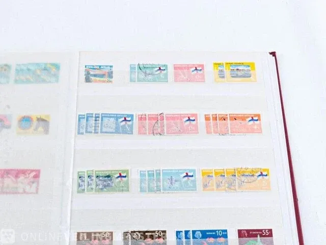 Getaxeerde postzegelcoll. , nederlandse antillen - afbeelding 36 van  66