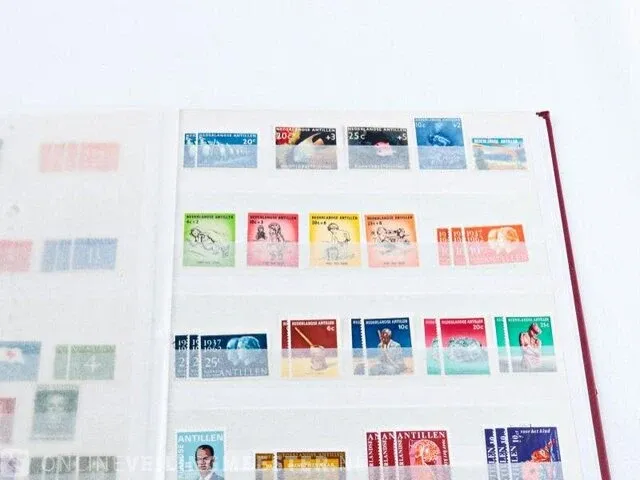 Getaxeerde postzegelcoll. , nederlandse antillen - afbeelding 44 van  66