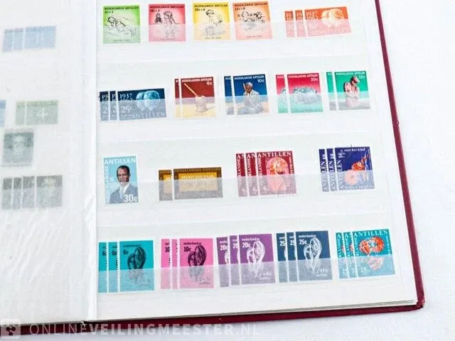 Getaxeerde postzegelcoll. , nederlandse antillen - afbeelding 46 van  66