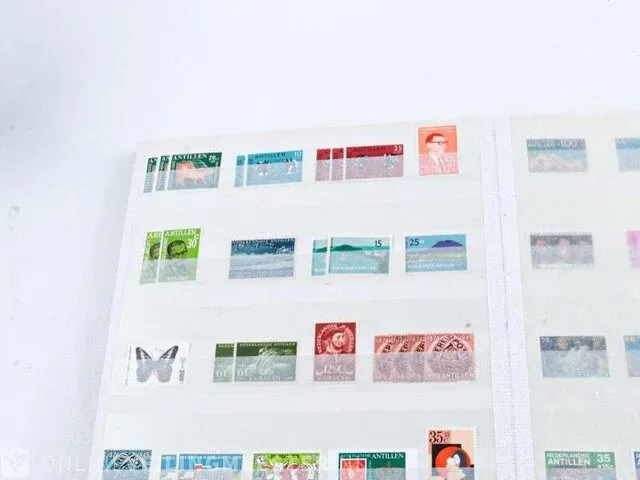 Getaxeerde postzegelcoll. , nederlandse antillen - afbeelding 47 van  66