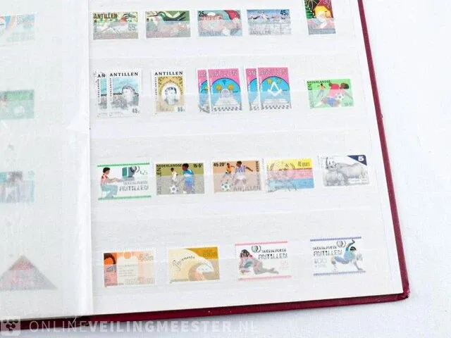 Getaxeerde postzegelcoll. , nederlandse antillen - afbeelding 54 van  66