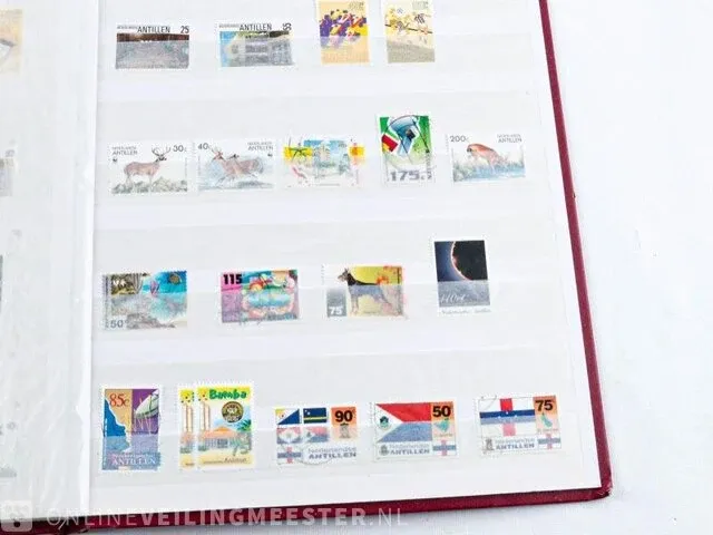 Getaxeerde postzegelcoll. , nederlandse antillen - afbeelding 59 van  66